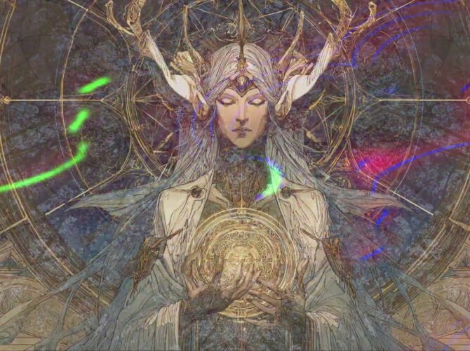 Cosmic Serenade - Psychedelic Visual Journey Psybient Chillout DNB Jungl...